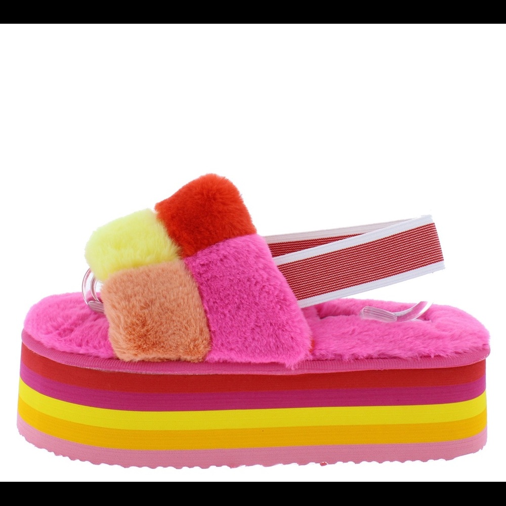 Sherbet platform sandals